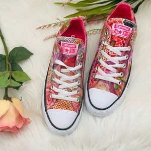 Converse Floral Print Sneakers